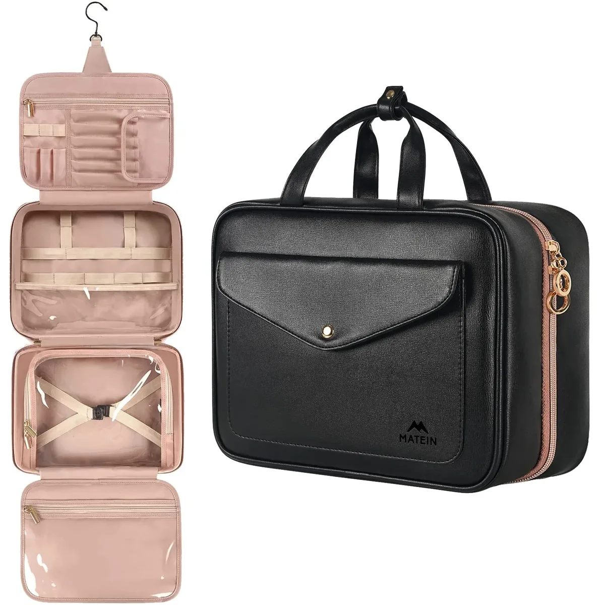 organisateur de voyage, trousse de toilette suspendue pour hommes, salle de bain, grande boîte de rangement portable, étanche, trousse de maquillage cosmétique pour femmes