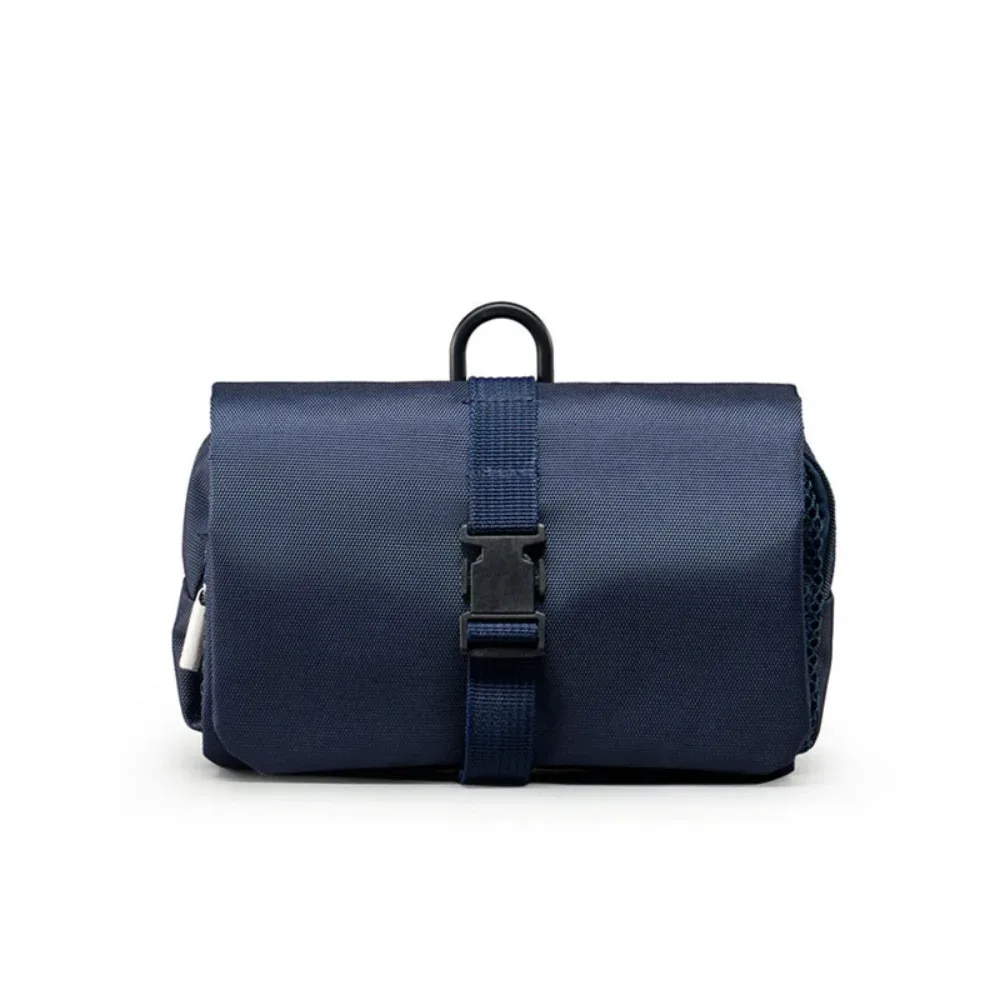 sac de toilette pliable de style japonais avec crochet, sac de rangement pour articles de toilette, sac de rangement pour articles de toilette à suspendre, grande capacité, sac cosmétique pour hommes
