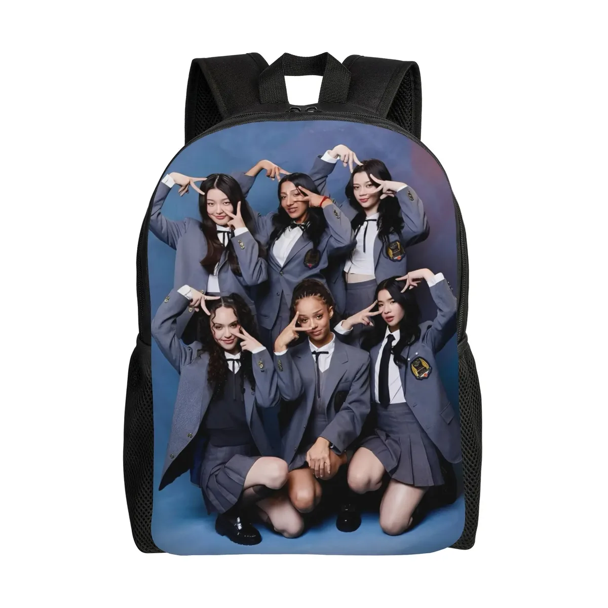 sac à dos katseye kpop pour hommes, femmes, adolescents, lycéens, sac à dos d'affaires, sacs en toile pour l'université, durables