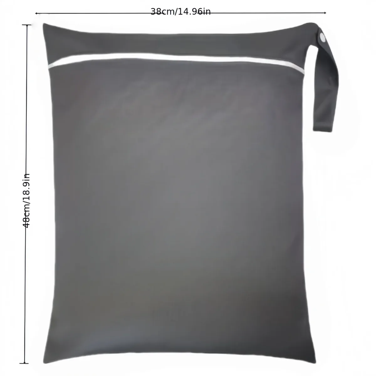 sac de voyage imperméable pour le linge, pochette de rangement humide/sec avec fermeture éclair et sangle de suspension, sac de rangement portable (1 pièce)