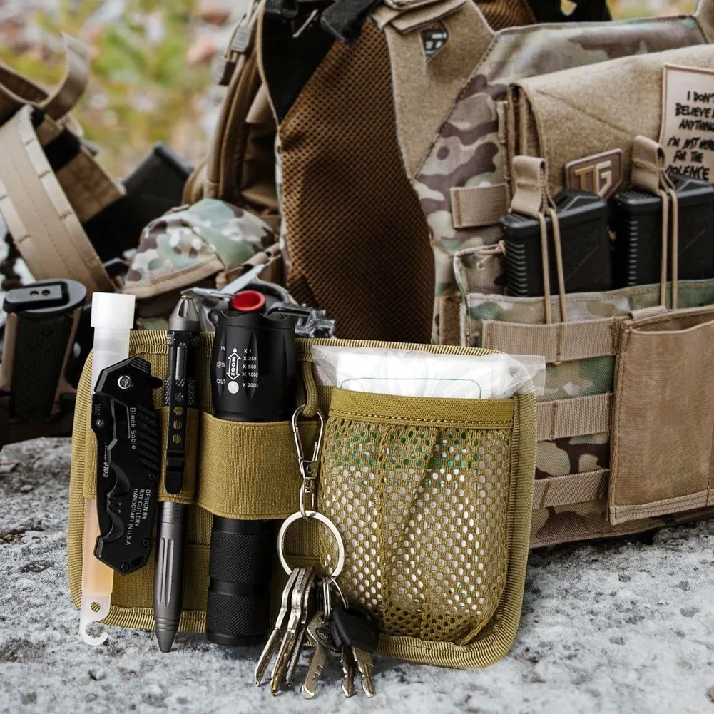 sacs tactiques insérer panneau de boucle de crochet modulaire accessoires de chasse support de séparation intérieure pochette utilitaire edc outil organisateur conseil