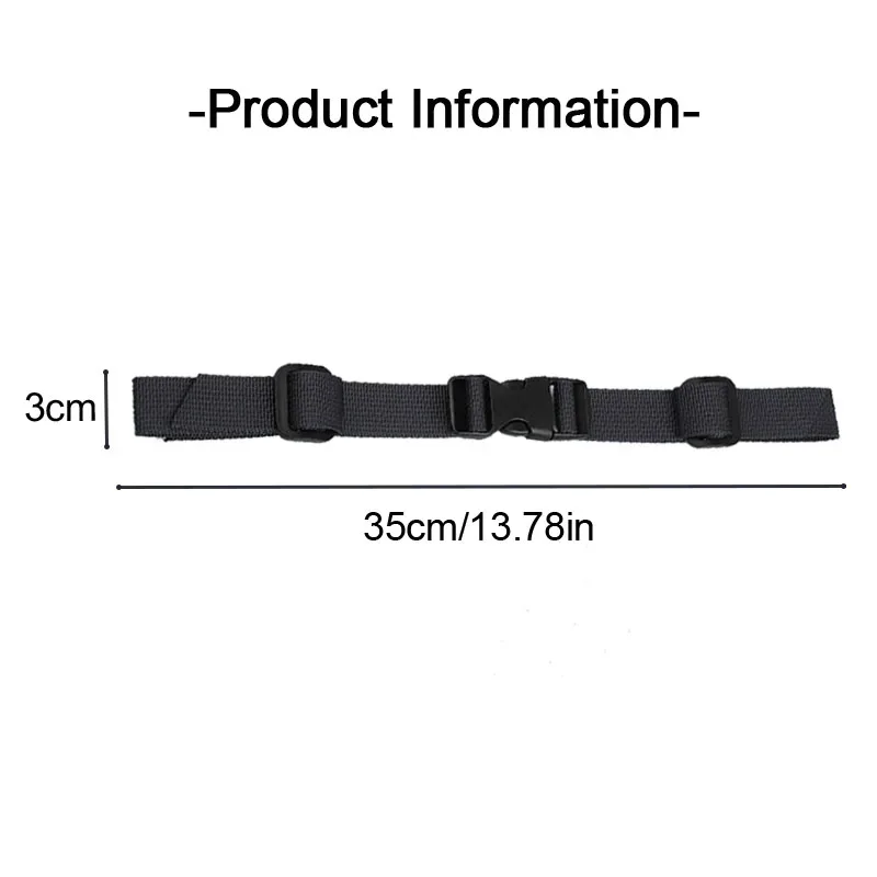 sangle d'épaule réglable pour sac à dos, sac de poitrine, sacs tactiques de camping en plein air, accessoires bdk02, 1/2 pièces