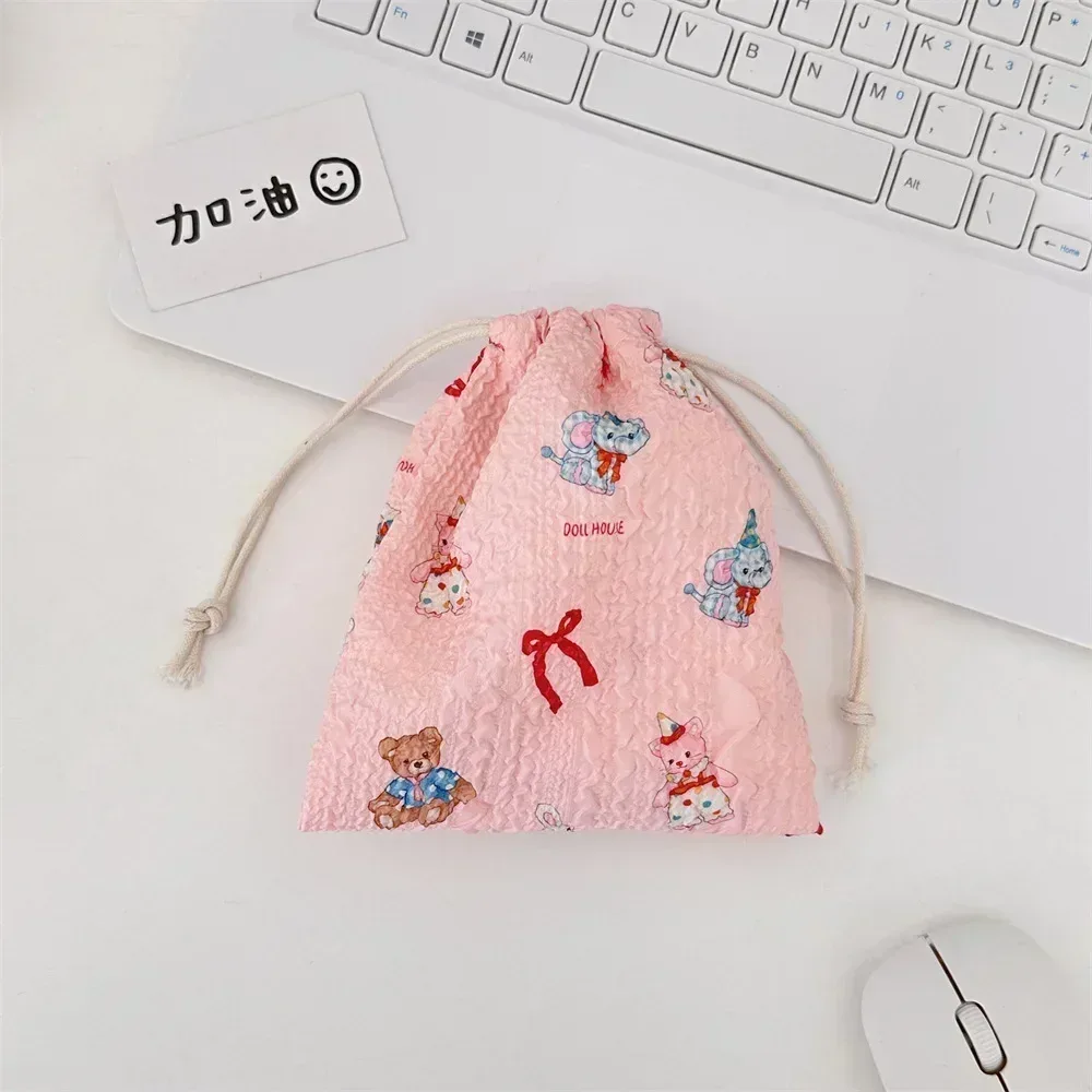 sac à cosmétiques de proximité de dessin animé mignon pour femmes, trousse de maquillage, grande capacité, porte-monnaie, poudres à monnaie, trousses de toilette portables