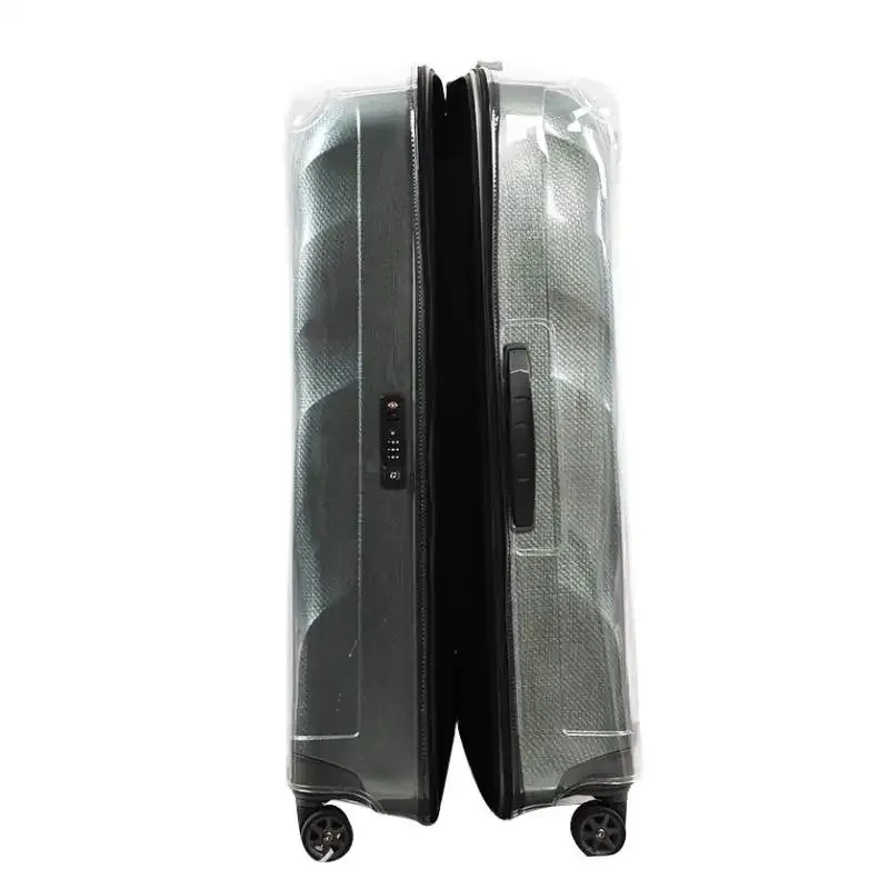 Housse de valise pour Samsonite c-lite CS20709, housses de protection transparentes en PVC avec fermeture éclair, accessoire de valise de voyage anti-poussière