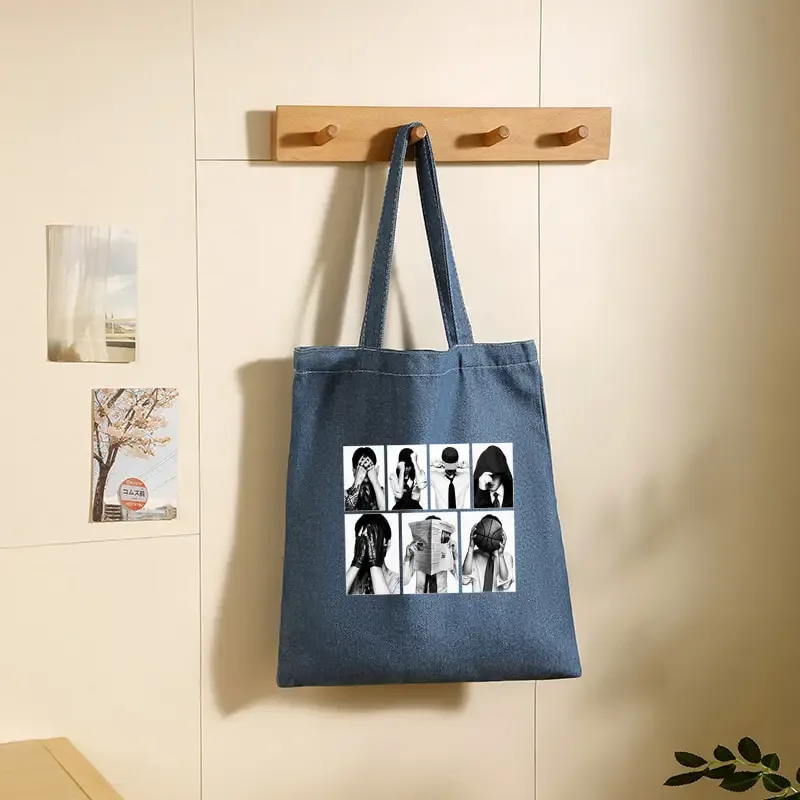 Sac fourre-tout en jean Arirang World Tour 2026, cadeau pour fans Kpop, sac à bandoulière grande capacité pour femme, idéal pour la plage, les sorties, les voyages et le shopping