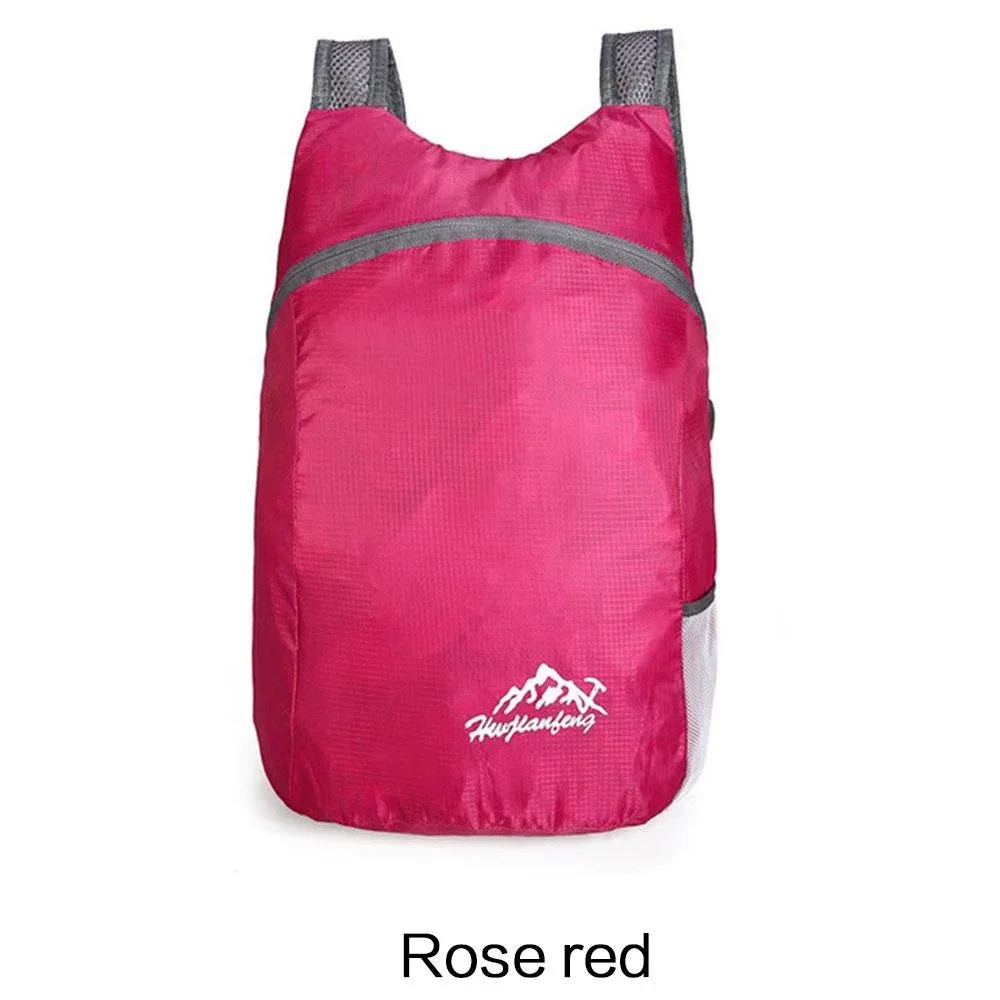 jjyy sac à dos pliable et étanche pour sports de plein air - sac de voyage portable ultra léger pour voyage camping course à pied fitness shopping