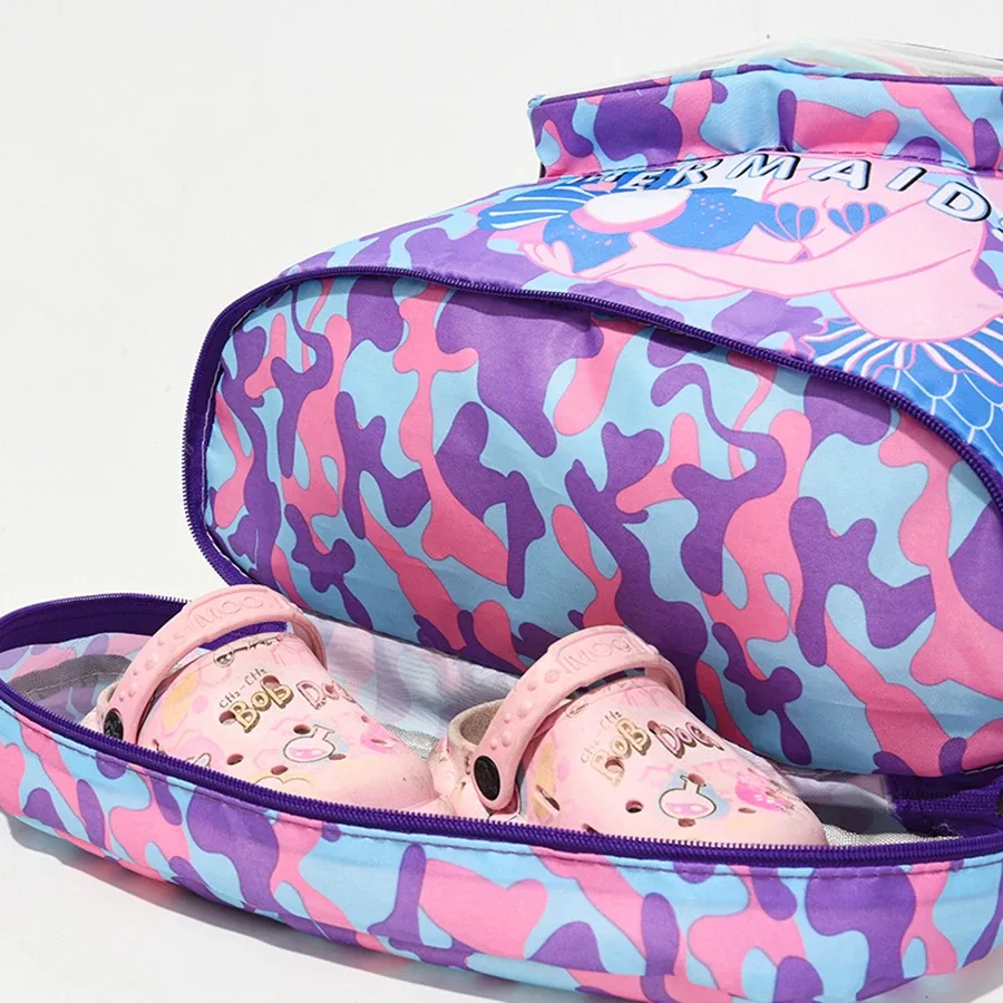 sacs de natation étanches avec compartiments sec et humide, sacs de sport pour la gym et la plage avec pochette à lunettes, sacs à dos d'extérieur