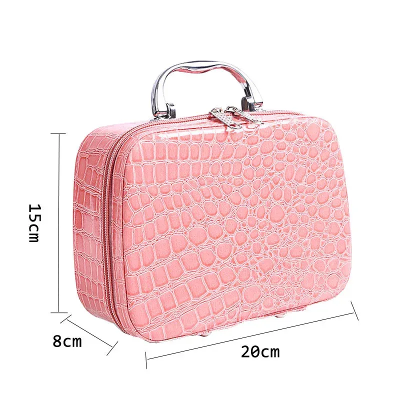 trousse de maquillage pour femmes, sac à cosmétiques, sac de voyage de bonne qualité, boîte de beauté, bijoux, boîte à outils, cadeaux de vacances