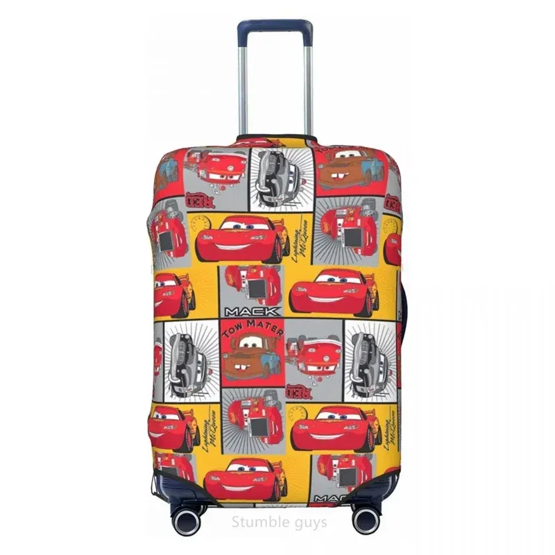 housse de valise de voyage à motif de voiture, en matériau élastique, convient aux bagages de 18 à 32 pouces, durable, anti-rayures, anti-poussière, lavable, protecteur