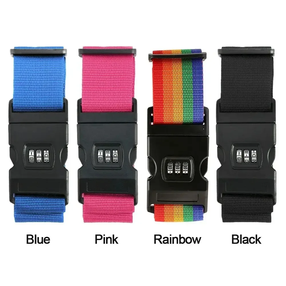 ceintures de bagages réglables, élastiques solides, sécurité supplémentaire, valise de voyage, sangles de sécurité pour bagages, ceinture à cravate, sangles de transport