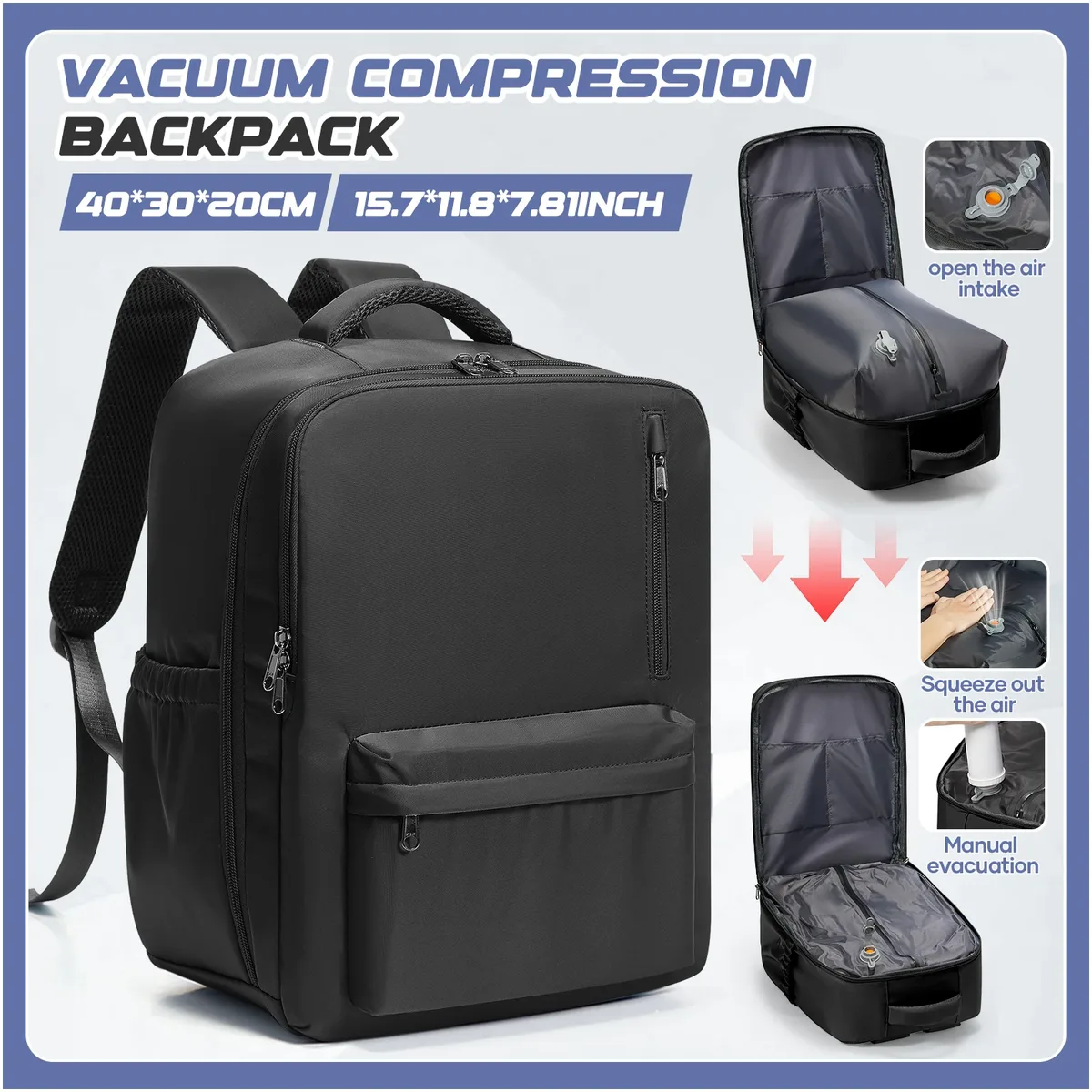 sac à dos de voyage sous vide, bagage à main, 40x30x20, sac à dos de cabine pour avion, sac à dos pour ordinateur portable, sac à dos ryanair, sac à dos scolaire