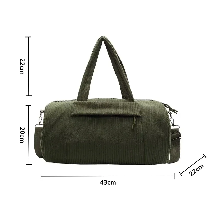 sac de voyage de haute qualité en velours côtelé, sac à bandoulière, sac de sport pour femme, sac fourre-tout 2026, grand sac à main de créateur pour dames