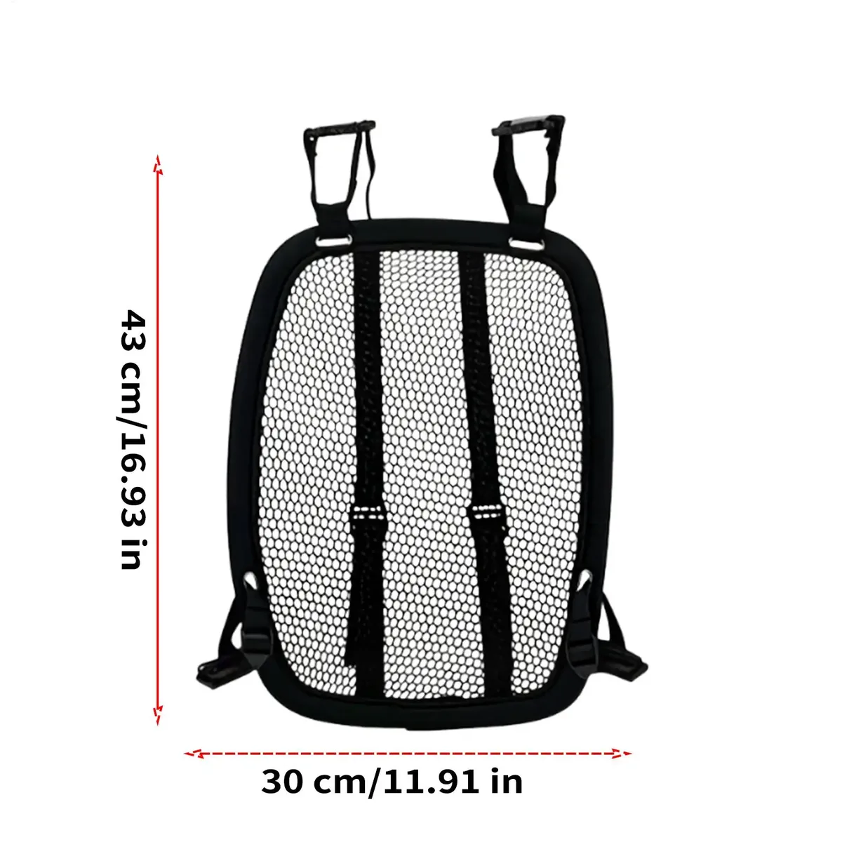 cadre d'entretoise respirant et réglable en maille universelle pour sac à dos, pour la circulation en extérieur, le cyclisme et la randonnée
