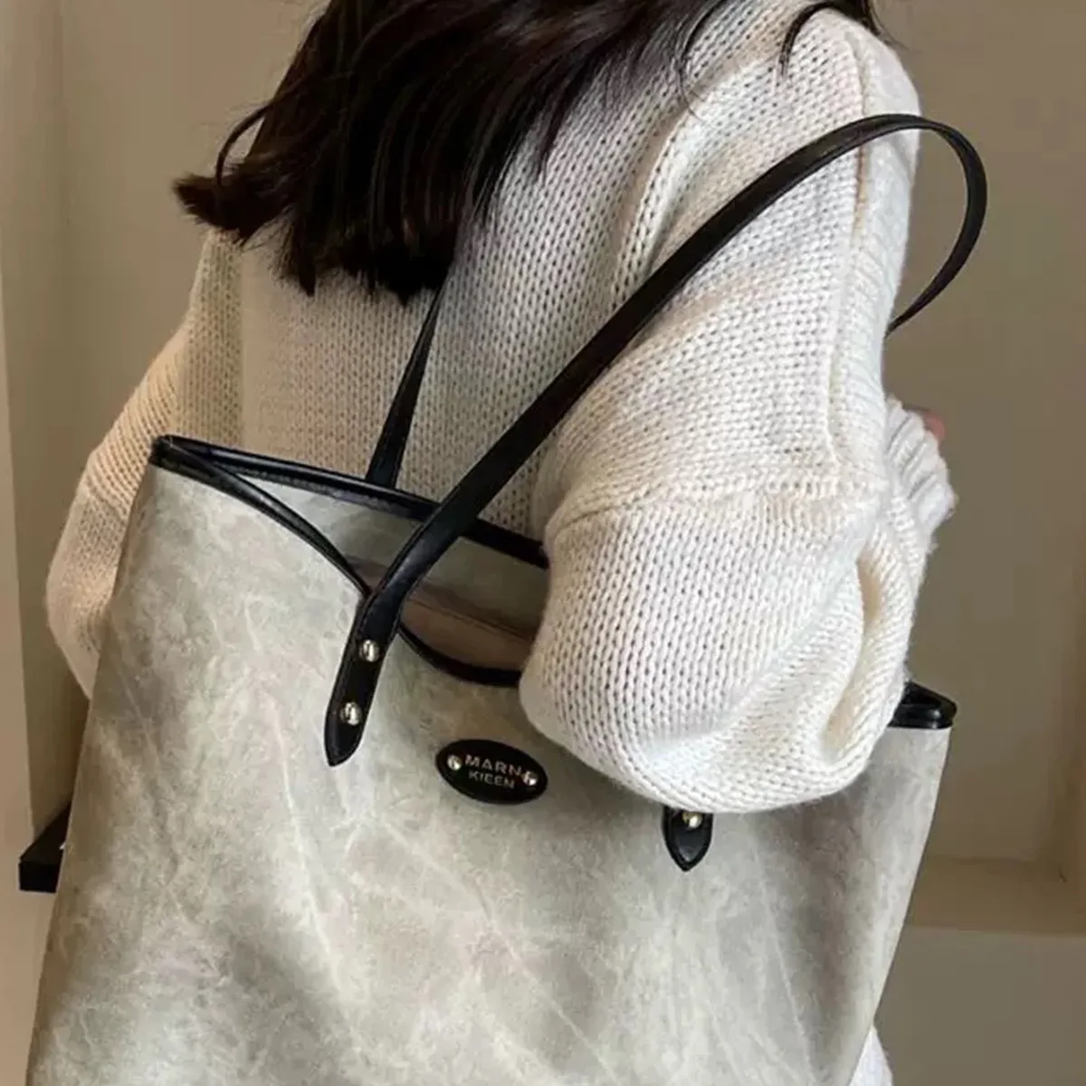 sangles de sac en cuir pu 73cm, 2 pièces, avec rivets, sangle de poignée détachable, sangles de sac à bandoulière de remplacement, accessoires de marquage de sac à faire soi-même