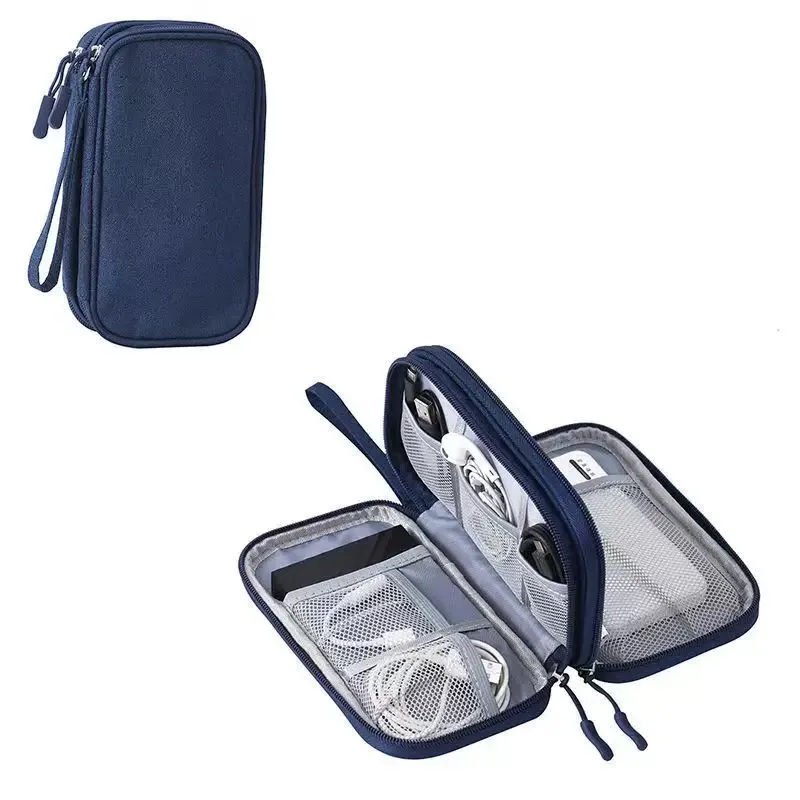 sac de rangement pour câbles de données, étui de transport portable étanche, sac de rangement pour voyage, organiseur pour câbles, cordons et chargeurs usb