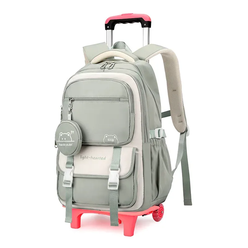 sac à dos d'école pour enfants sac à roulettes sac à dos pour étudiants sac de livre sac d'école roulant pour filles sac à dos à roulettes pour enfants