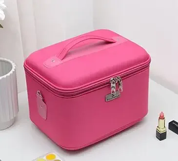trousse de maquillage pour femmes, trousse de toilette cosmétique, valise de rangement pour maquillage