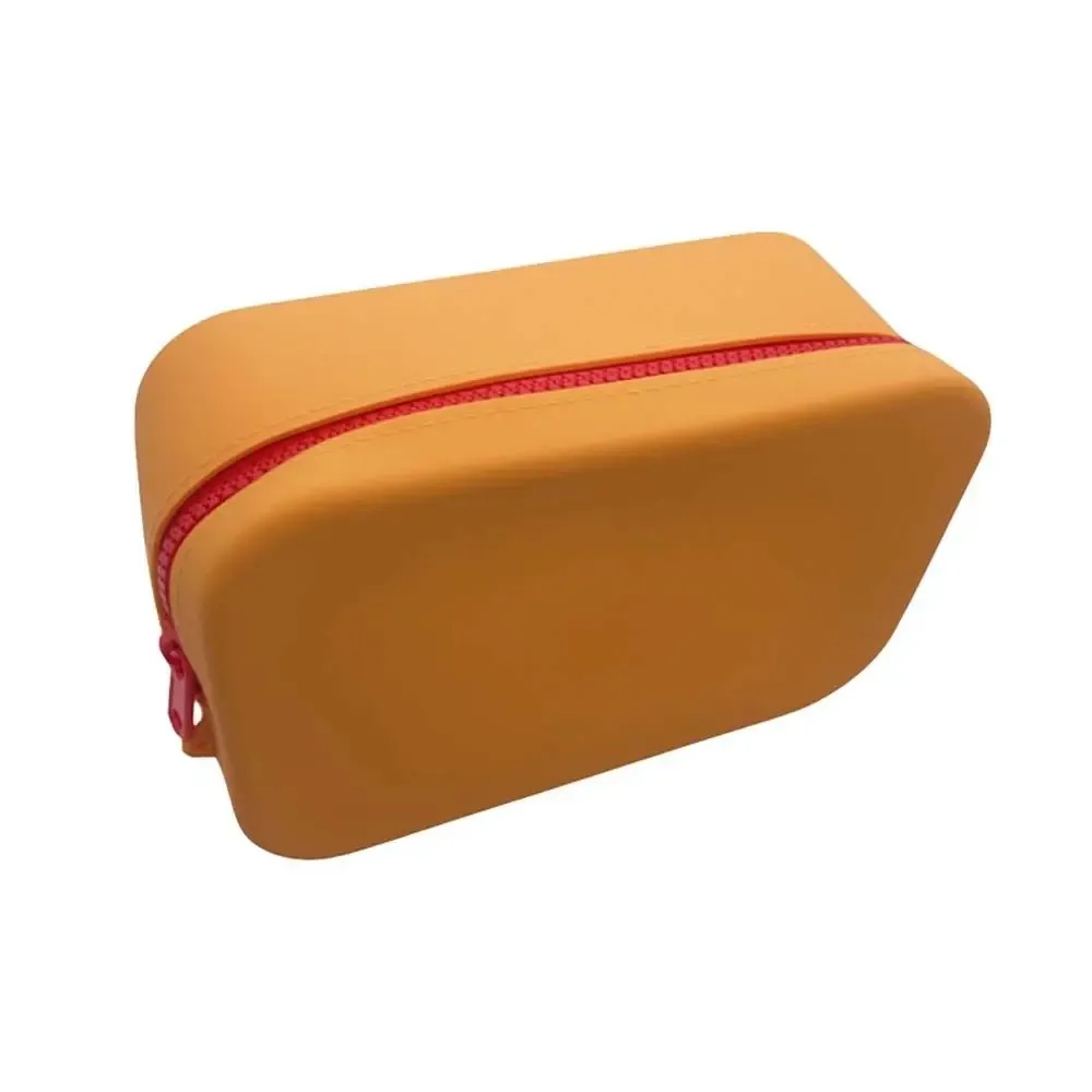 porte-cartes de crédit en silicone, sac de rangement, pochettes à rouge à lèvres, pochette à fermeture éclair, porte-monnaie en silicone, organiseur de voyage étanche