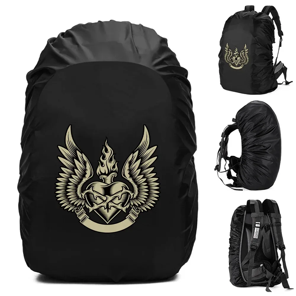 juste de pluie pour sac à dos, housse anti-poussière pour sac à dos extérieur, housse anti-pluie pour camping, randonnée, escalade, 20-70l