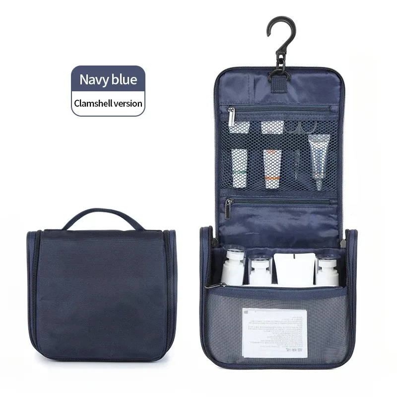 sacs de toilette de voyage multifonctions suspendus pour hommes, poches portables, résistant à l'eau, kit de rasage portable, sacs de rangement de maquillage