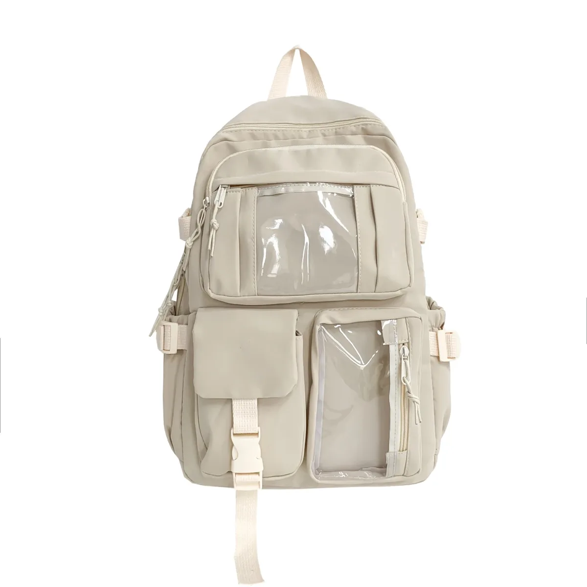nouveau sac à dos en nylon mignon, adapté aux jeunes filles, aux étudiantes et aux femmes, sac à dos multi-poches pour étudiantes