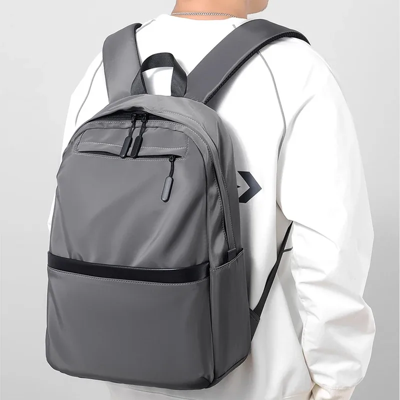 sac à dos tendance grande capacité en tissu oxford, sacoche pour ordinateur portable, sac à dos de voyage et d'affaires, style universel, sac à livres pour étudiant 2026