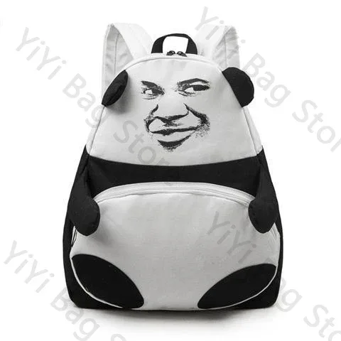 mode drôle panda modèle sac à dos streetwear populaire originalité cartable hommes femmes décontracté grande capacité ordinateur sac à dos