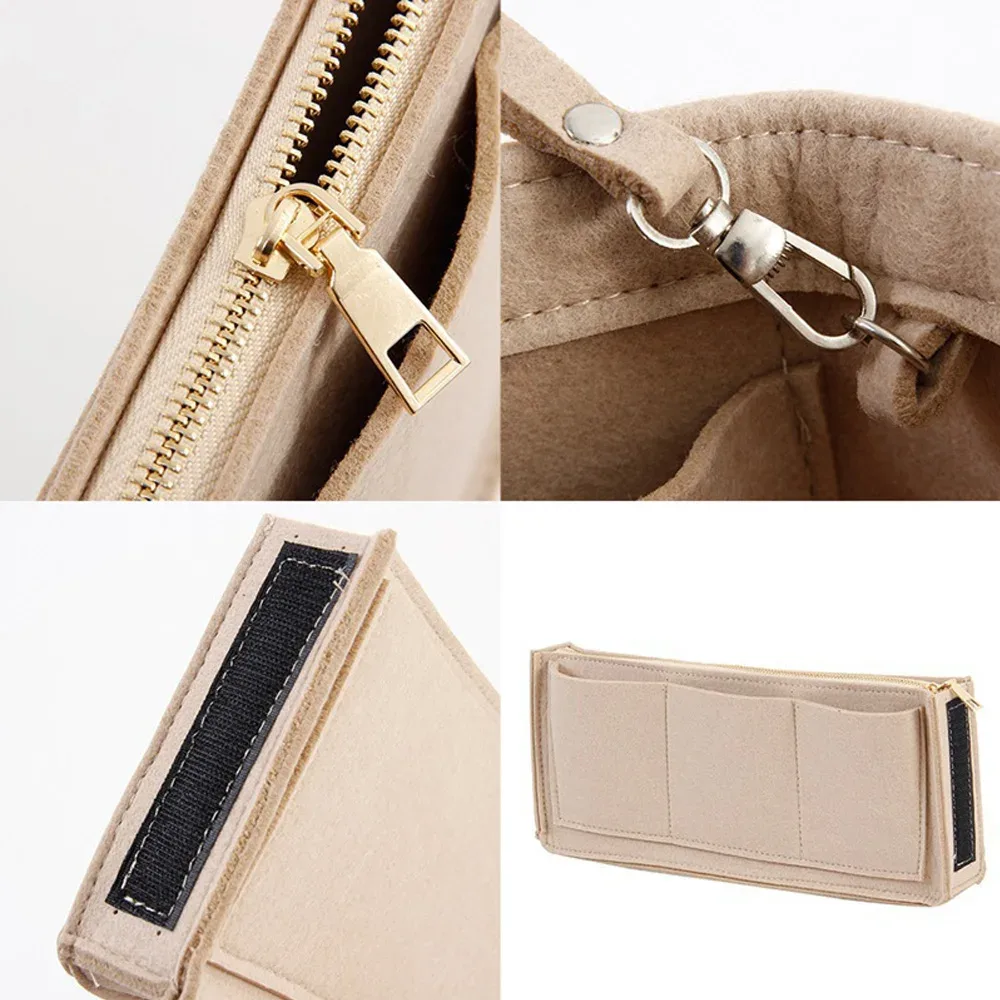 trousse de maquillage de marque, sac à main de voyage, sac à cosmétiques portable, adapté à divers sacs de rangement fonctionnels