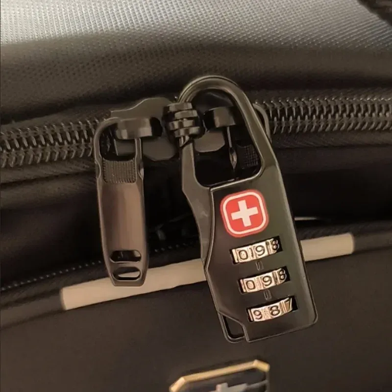 sac à dos d'extérieur, 2 pièces, serrure à fermeture éclair, antivol, mini serrure à numéro de code combiné portable pour accessoires de sac à dos de voyage
