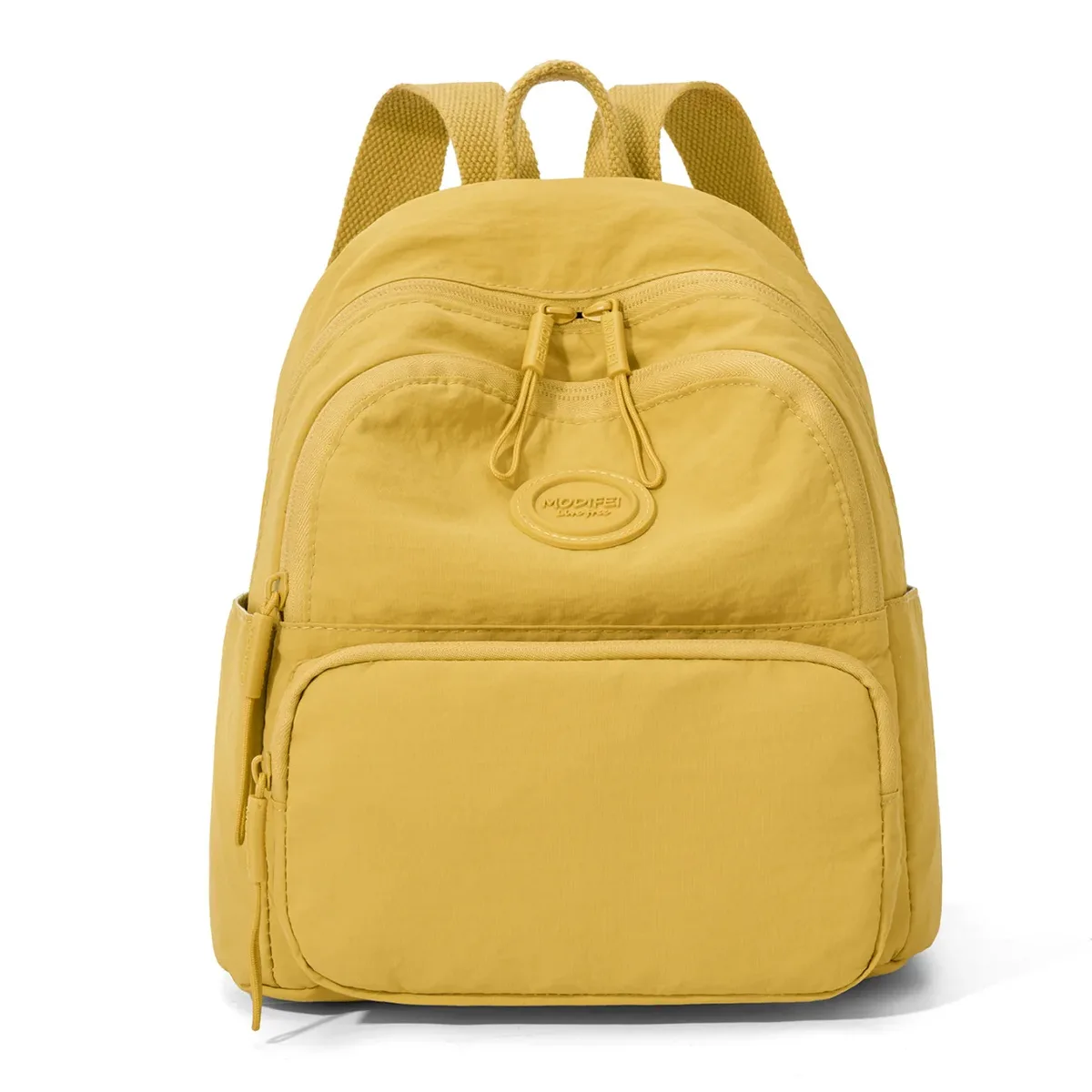 sac à dos simple de style coréen pour femmes, couleur unie, tendance, grande capacité, sacs à bandoulière pour étudiants
