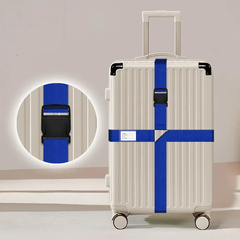sangles à bagages avec cadenas à combinaison, sangles épaissies pour valises et chariots, sangles à cadenas à combinaison pour voyages internationaux