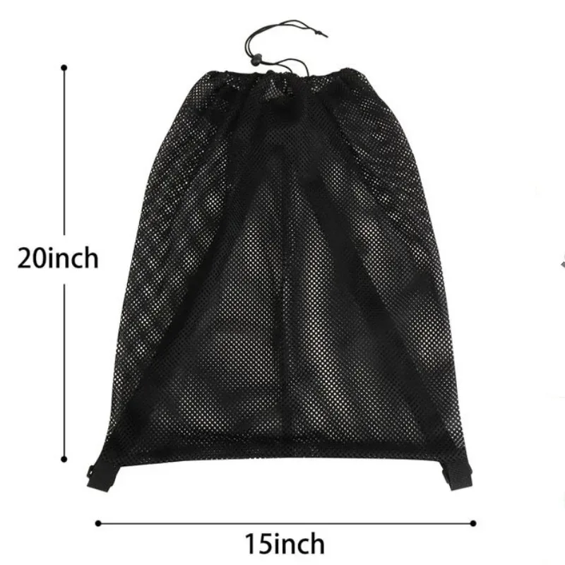 sac à dos portable à cordon de serrage, grand sac de rangement en maille pour football, basketball, sport, gym, voyage, randonnée, jouets, shopping