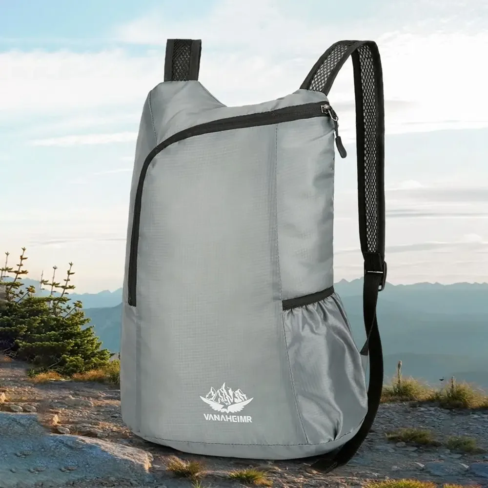 sac à dos de sport portable en nylon léger, sac à bandoulière pliable, sac de voyage d'escalade, sac à dos de randonnée en plein air