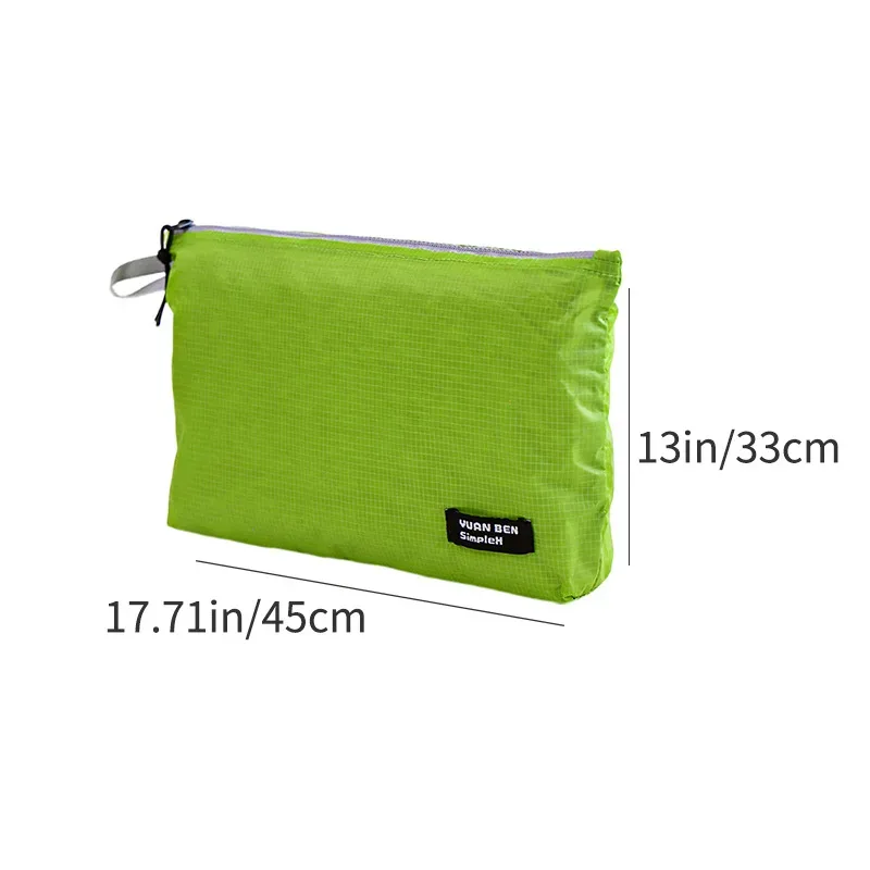 sac de rangement de voyage imperméable, sac de toilette portable de grande capacité pour les voyages d'affaires, sac organisateur de documents divers