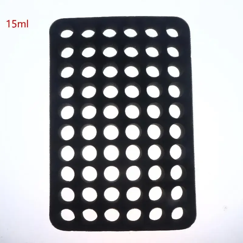 tampon organisateur en mousse à 60 fentes avec séparateurs amovibles pour huiles essentielles de vernis à ongles de 15 ml/10 ml-section inférieure non incluse