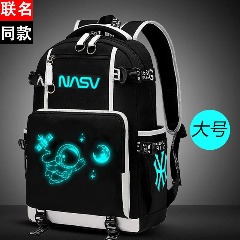 sac à dos lumineux imperméable, sac à dos décontracté léger, motif personnalisé, sac à dos tendance pour jeunes