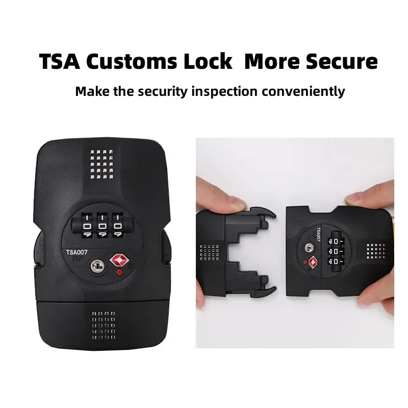 tsa blolock-sangles de bagages réglables, emballage environnemental, peintures à l'étranger, sangles de reliure pour valise de 20 à 32 pouces