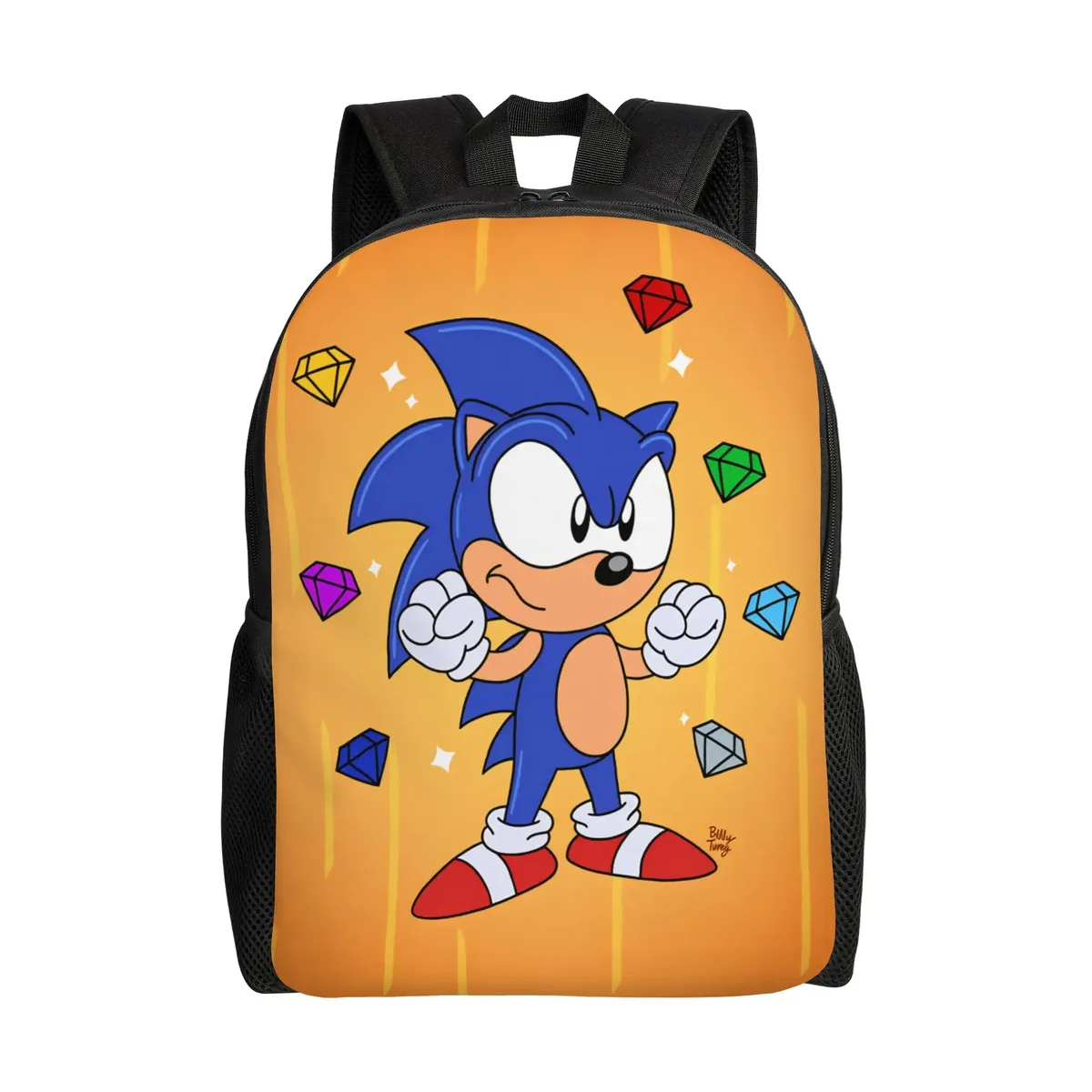 sac à dos sonices the h-hedgehogs, sacs à dos modernes pour femmes et hommes, grands sacs de voyage pour lycée, sac à dos de haute qualité