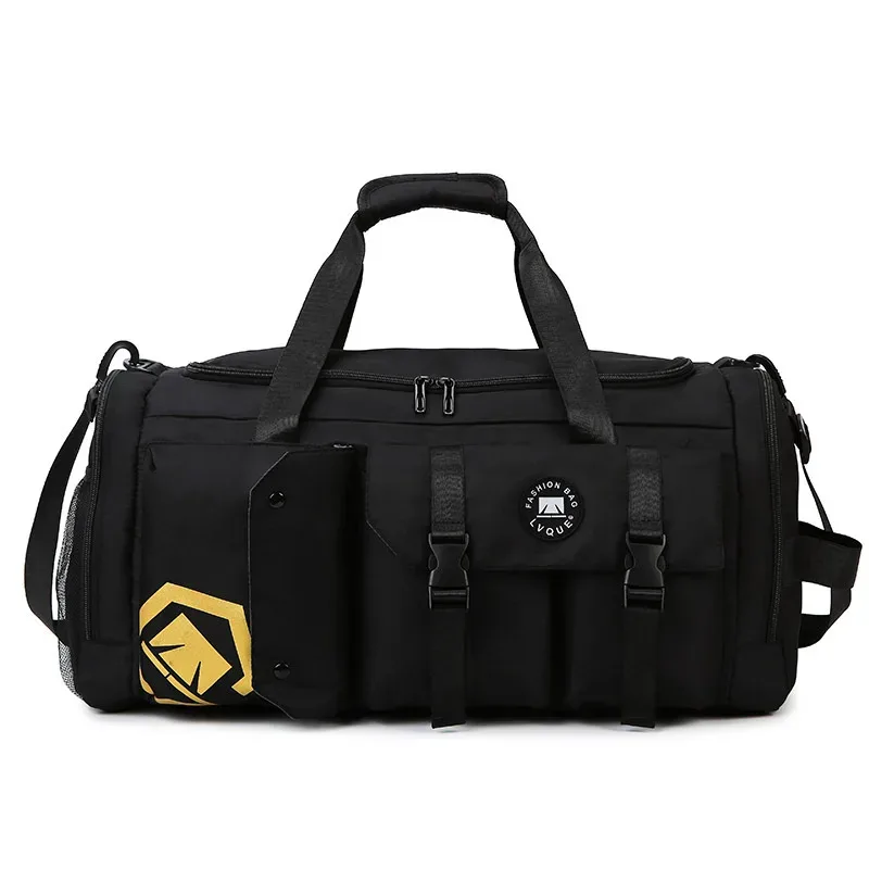 sac à dos de voyage de grande capacité, sac de sport avec compartiment séparé pour les affaires sèches et humides, compartiment indépendant pour les chaussures.