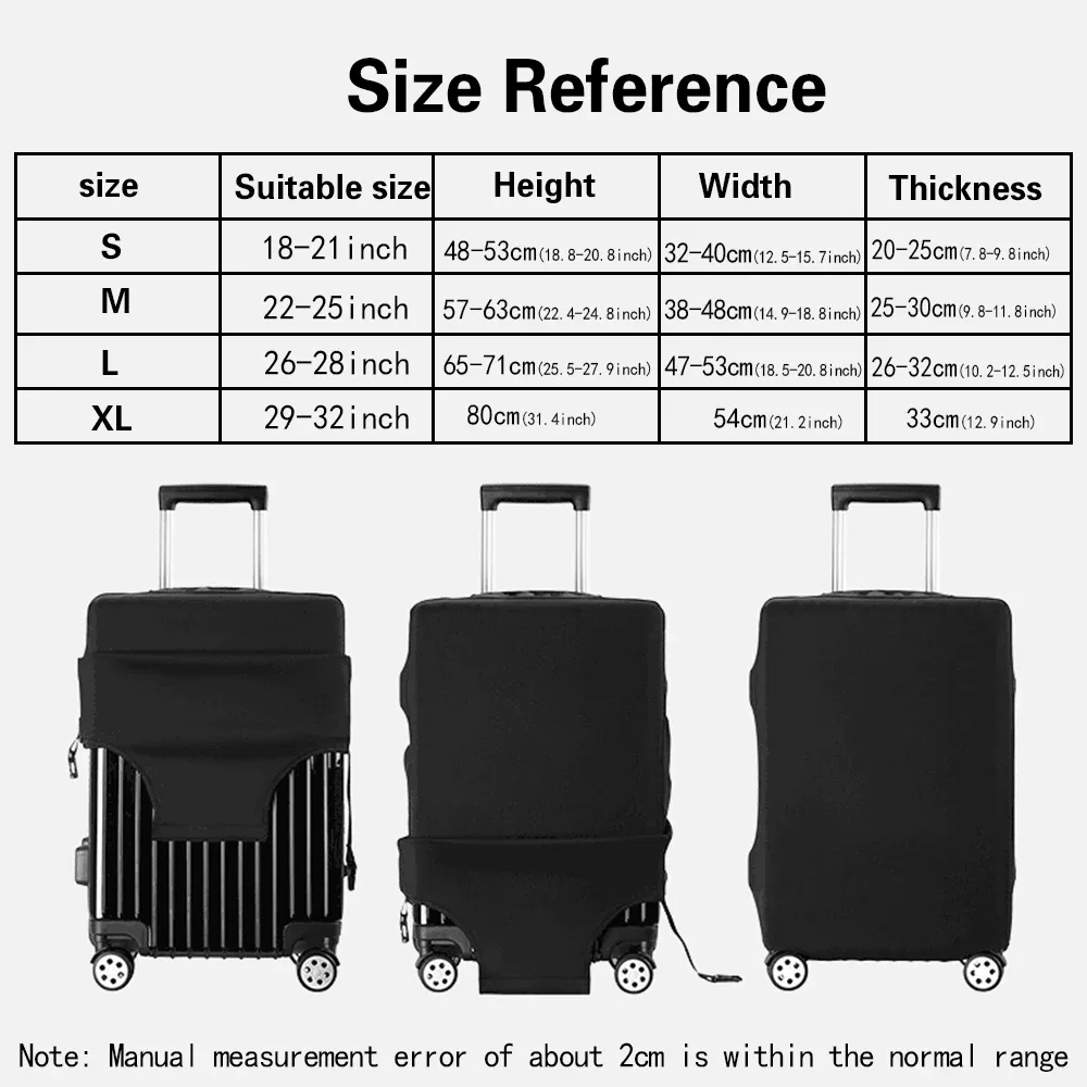 juste de protection pour bagages, peinture à la mode, série 26 lettres, motif de valise, sacs à poussière élastiques, étui, accessoires de voyage, 18-28 po