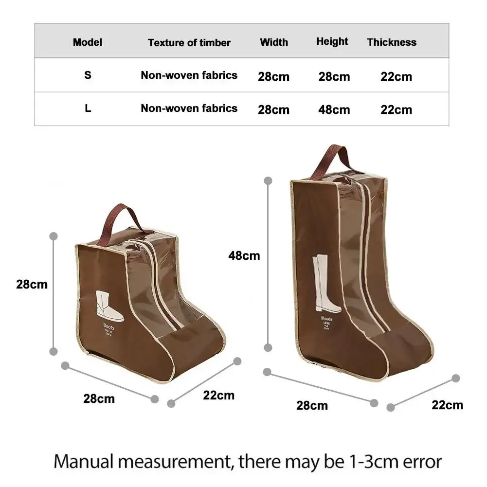sac de rangement pour chaussures, housse de protection non tissée pour chaussures, bottes courtes et bottes, organisateur de chaussures imperméable, idéal pour la maison