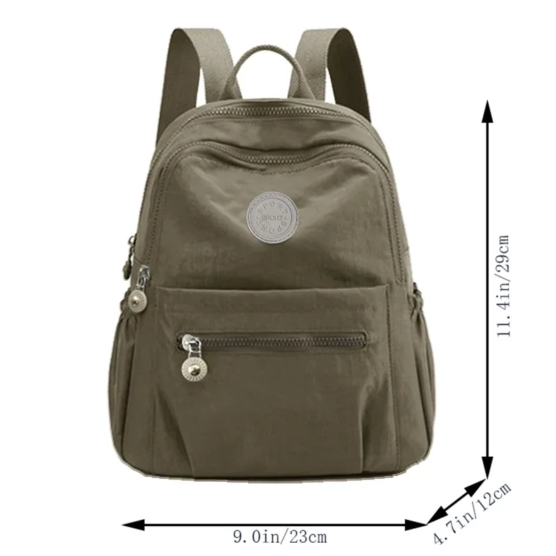 sac à dos multicolore chic pour voyage quotidien, élégant, léger, polyvalent, décontracté, fonctionnel