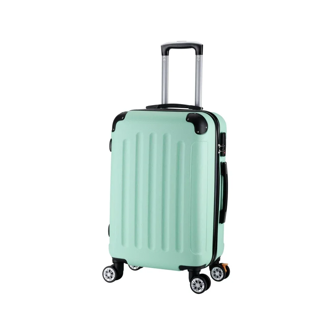 dropshopping 20 pouces pc bagages abs sac à bagages voyage boîtier de chariot 20 pouces unisexe luxe valise à roulettes
