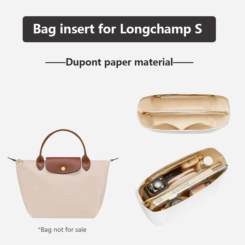 sac de rangement étanche, insertion pour sac longchamp à long manche, fourre-tout, rangement, sac léger, sac de support, accessoires