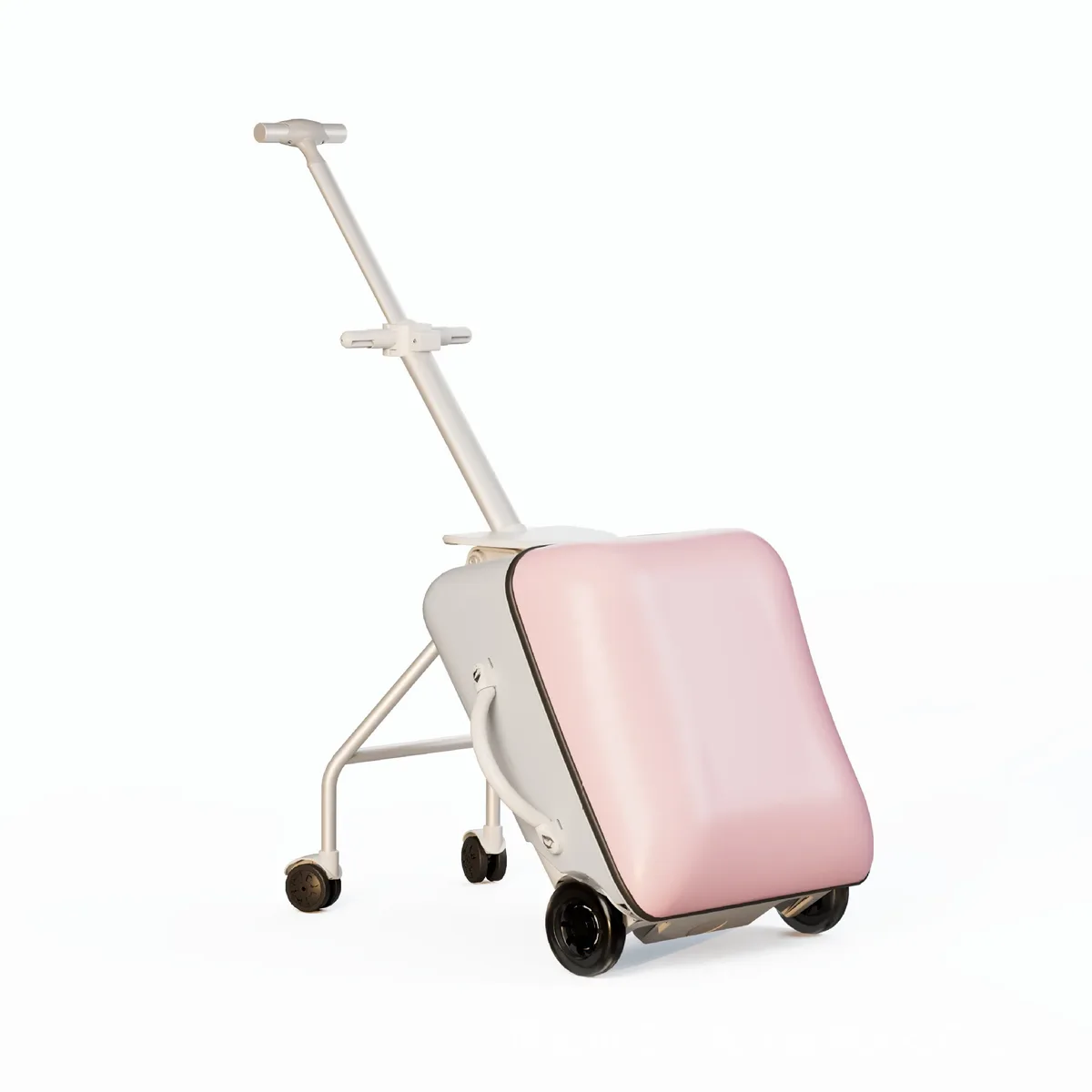 nouvelle valise 2-en-1 pour enfants 2026 : chariot détachable et bagage à roulettes, valise de voyage 20 pouces