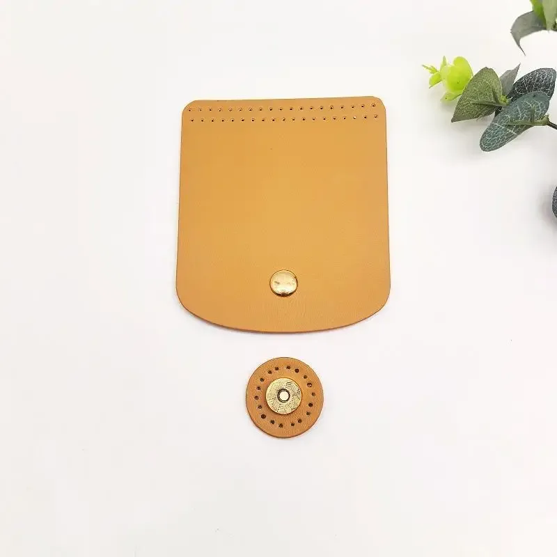 couverture de rabat de sac en cuir pu indémodable, accessoires de sac en crochet diy pour femmes, pièces de rechange pour sac bandoulière fait main