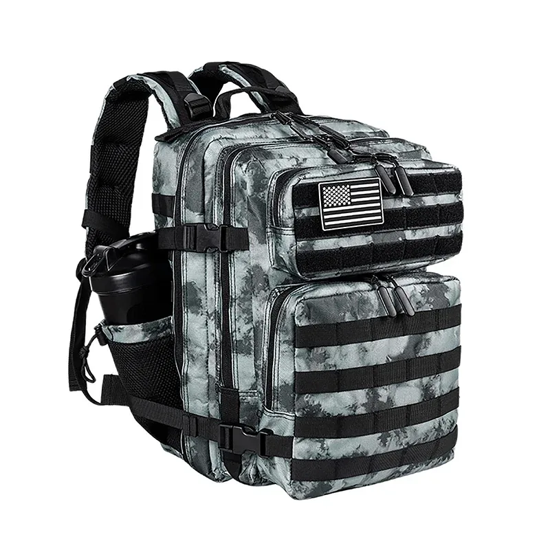 lhi 45l/35l/25l sac à dos tactique pour hommes et femmes étanche athlète salle de sport sac de plein air voyage randonnée sac à dos avec porte-bouteille