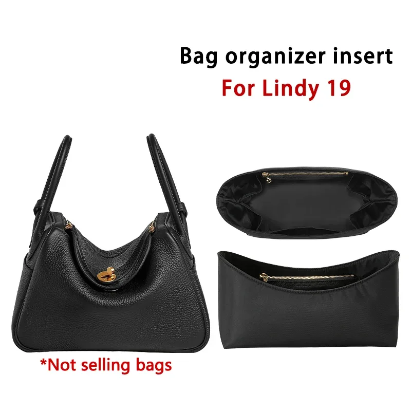 insert organisateur de sac pour lindy 26, rangement en nylon, sac durable, support de rangement, modification intérieure, accessoires de sac