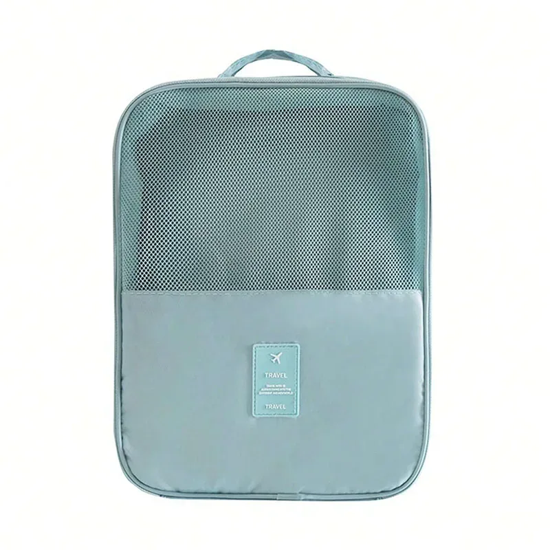 nouvelle sacoche de voyage pour chaussures, sac de rangement en maille respirante lavée, pour plusieurs paires de chaussures, boîte à chaussures portable pour voyages d'affaires