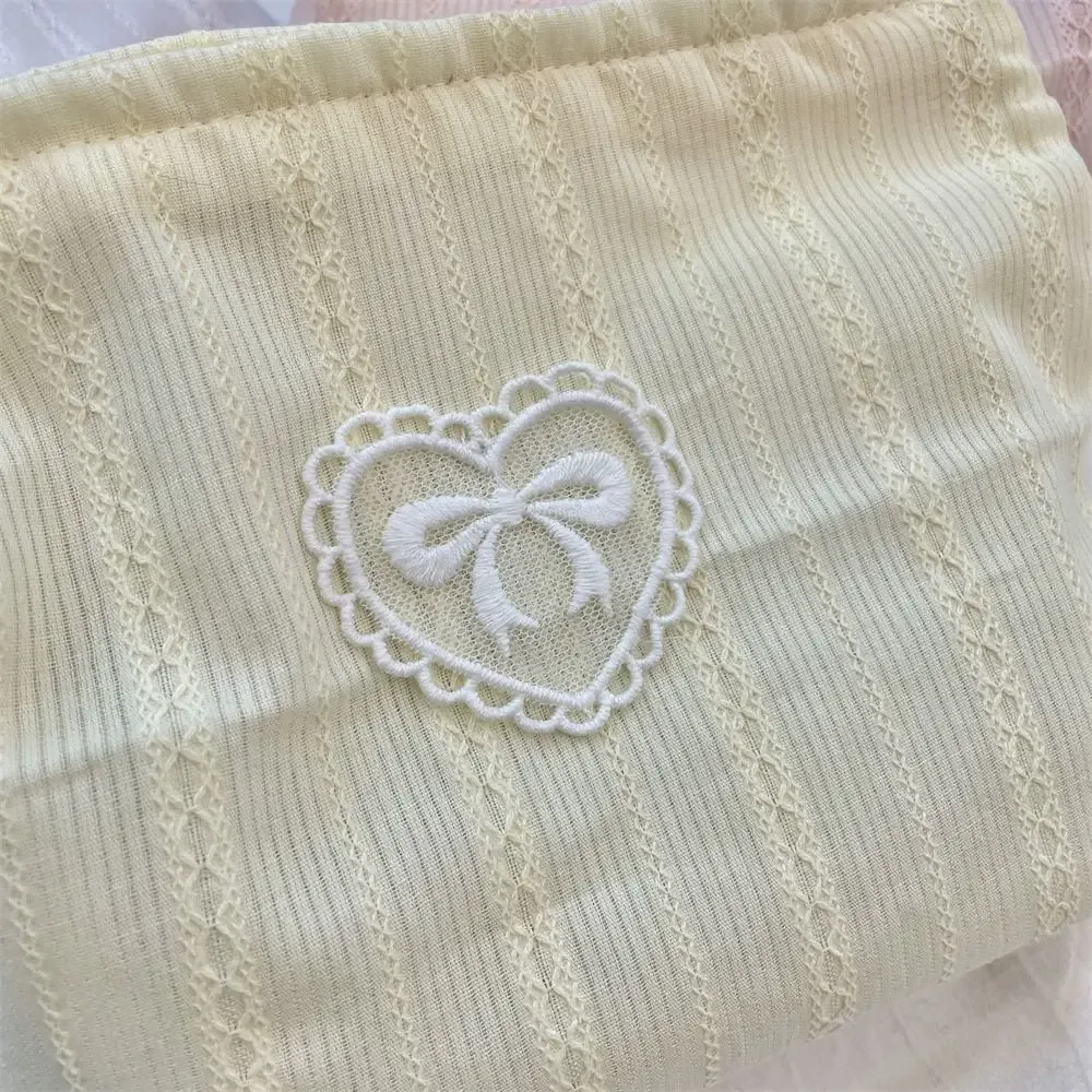 nouveau trousse de maquillage couleur bonbon, sac de papeterie à nœud papillon de grande capacité, pochette cosmétique multifonctionnelle de voyage